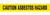 CAUTION ASBESTOS HAZARD - Barricade Tape (Case of 12 Rolls)