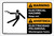 Warning: Electrical Hazard Keep Out Bilingual Spanish ANSI - Label