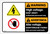 Warning: High Voltage Keep Away Bilingual Spanish - Label