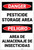 Danger: Pesticide Storage Area Bilingual Spanish - Label