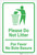 Please Do Not Litter Bilingual Spanish with Large Icon Portrait - Label