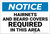 Notice: Hairnets Beard Covers Required in This Area - Label