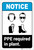 Notice: PPE Required In Plant ANSI - Label