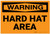 Warning: Hard Hat Area with Graphic - Label