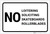 No Loitering: Soliciting Skateboards Rollerblades Landscape - Label