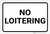 No Loitering with Border Landscape - Label