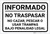 Posted: Private Property No Hunting Spanish Landscape - Label