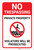 No Trespassing: Private Property Violators Prosecuted Walking on Tracks Icon Portrait - Label