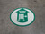 Potable Water Hose with Wheels (Arrow Up) - Floor Sign