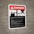 Danger: Sawing Machine Guidelines ANSI - Wall Sign