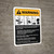 Warning: Milling Machine Guidelines ANSI - Wall Sign