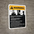 Warning: Power Presses Machine Guidelines ANSI - Wall Sign