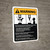 Warning: Rivits and Riviters Machine Guidelines ANSI - Wall Sign