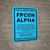 FPCON ALPHA - Exercise - Wall Sign