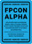 FPCON ALPHA - Exercise - Wall Sign