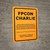 FPCON CHARLIE - Wall Sign