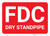 FDC Dry Standpipe Down Background - Wall Sign