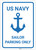 US Navy - Sailor Parking Only - Wall Sign