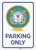 United States Coast Guard - Parking Only - Wall Sign