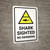 Shark Sighted - No Swimming with Pictrogram - Wall Sign