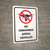 No Unmanned Aerial Vehicles with Icon - Wall Sign