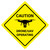 Caution - Drone/UAV Operating with Icon Square - Wall Sign