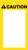 LabelTac Caution Tag - Safety Yellow - Printable Tag Roll
