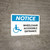Notice: Wheelchair Accessible Entrance with ADA Icon Landscape