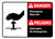Danger: Spanish Bilingual Emergency Shut-Off Landscape ANSI