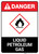 Danger: Liquid Petroleum Gas Portrait ANSI