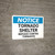 Notice: Bilingual Spanish Tornado Shelter Landscape