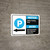 Notice: Bilingual Spanish Visitor Parking Only Left Arrow Landscape