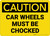 Caution: Car Wheels Must be Chocked Landscape
