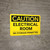 Caution: Electrical Room No Storage Permitted landscape