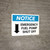 Notice: Emergency Fuel Pump Shut Off with Down Arrow Landscape