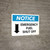 Notice: Emergency Fuel Shut Off with Down Arrow Landscape
