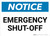 Notice: Emergency Shut-off Landscape