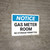 Notice: Gas Meter Room No Storage Permitted Landscape