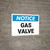 Notice: Gas Valve Landscape