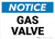 Notice: Gas Valve Landscape