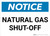 Notice: Natural Gas Shut-Off Landscape