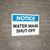 Notice: Water Main Shut-Off Landscape