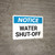 Notice: Water Shut-Off Landscape