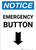 Notice: Emergency Button with Down Arrow Portrait