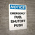 Notice: Emergency Fuel Shutoff Push Portrait