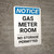 Notice: Gas Meter Room No Storage Permitted Portrait