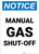 Notice: Manual Gas Shut-Off Portrait