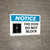 Notice: Fire Door - Do Not Block Landscape