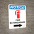 Notice: Fire Extinguisher with Right Arrow and Icon Portrait