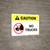 Caution: No Trucks with Icon Landscape